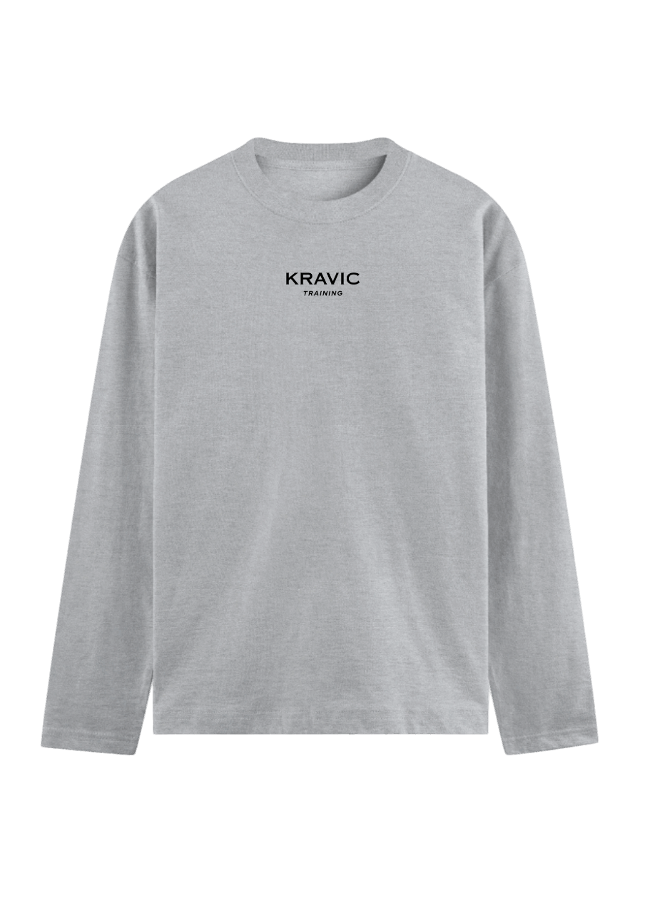 Grey Training Full Sleeves Tshirt W - Kravic