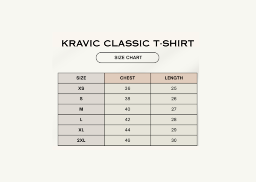 Kravic Mens Classic Tshirt