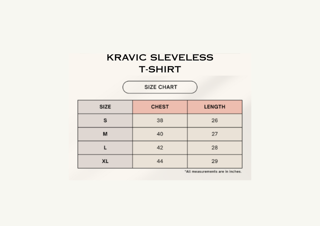 Kravic Training Sleeveless Tshirt